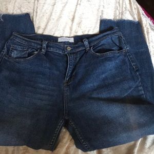 Vintage, painted jeans